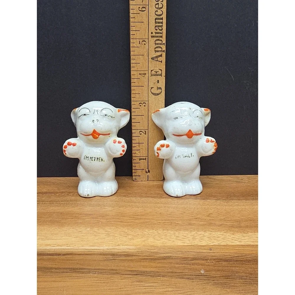 Antq Salt & Pepper Shaker Dogs 3